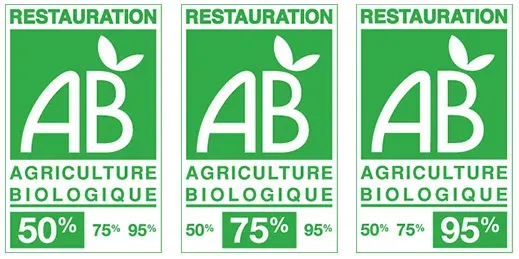 logo bio AB pour les restaurants